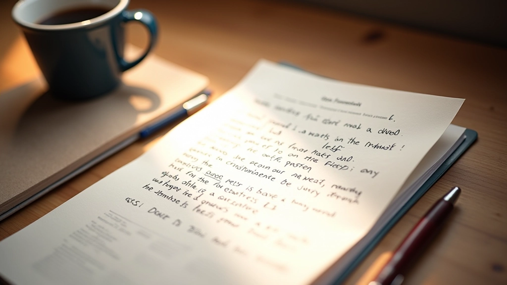 Leerboek Frans met aantekeningen op een houten bureau, pen en koffiekop ernaast